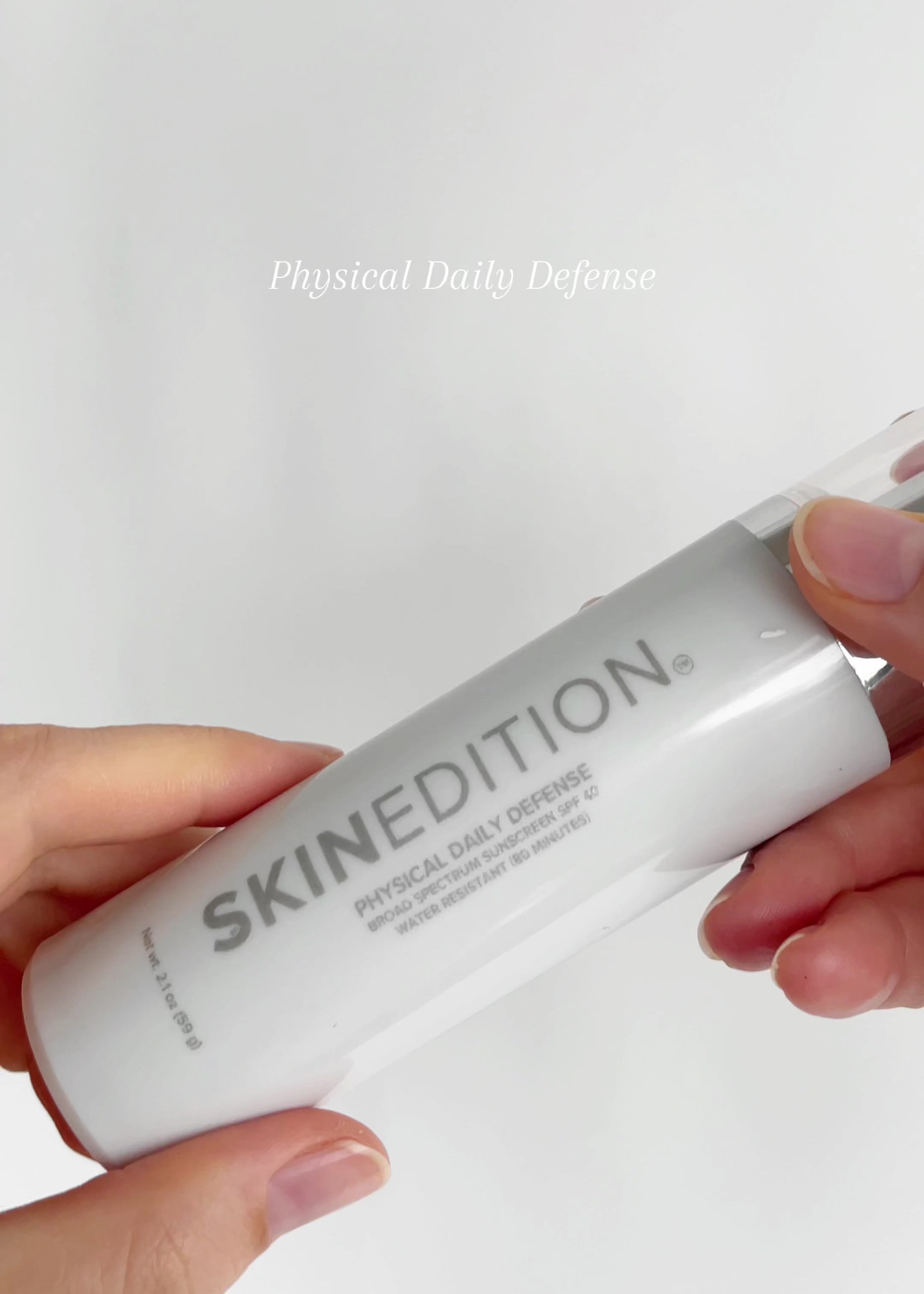 SkinEdition Physical Daily Defense  - The Glow Untinted SPF