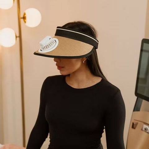 Bluestone Visor with Fan